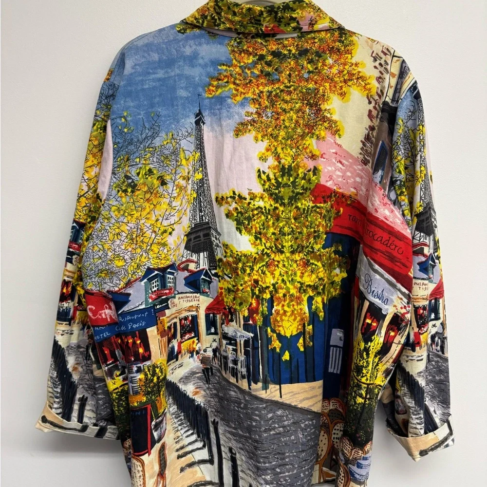 CJ Banks Artistic Multicolor Jacket - Picture 4 of 4